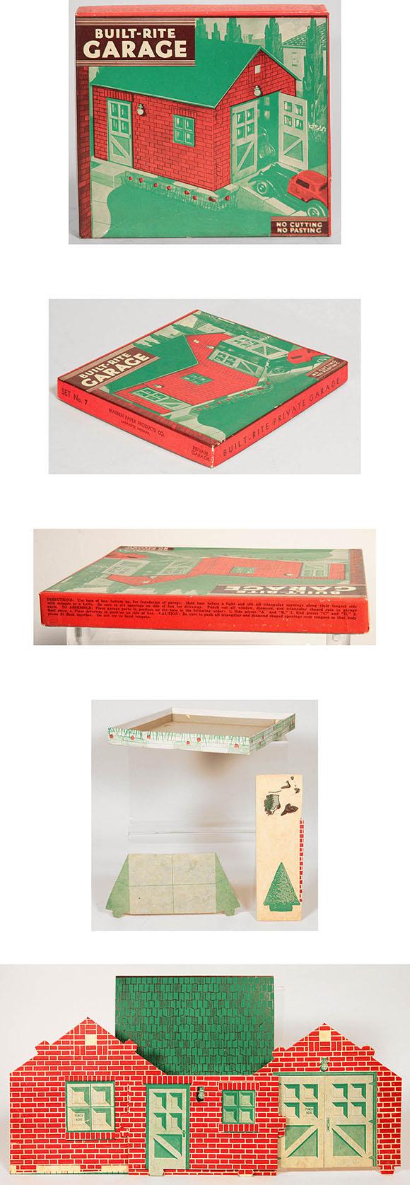 1933 Built-Rite, No. 7 Single Car Garage in Original Box